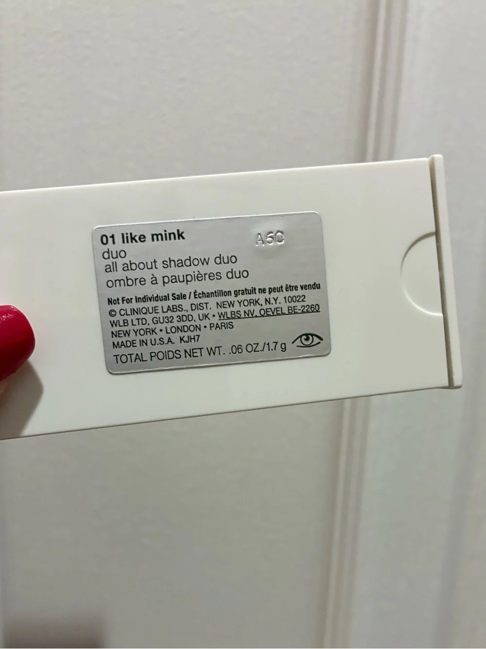 [ FREE w/ $20 purchase ] Clinique Duo Eyeshadow in Like Mink
